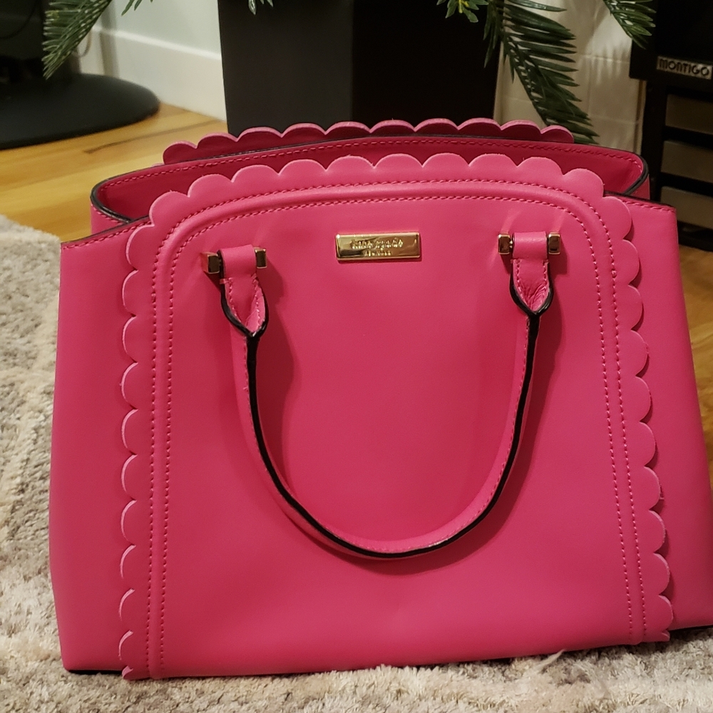 *SALE* Kate Spade Hot Pink Scalloped Handbag